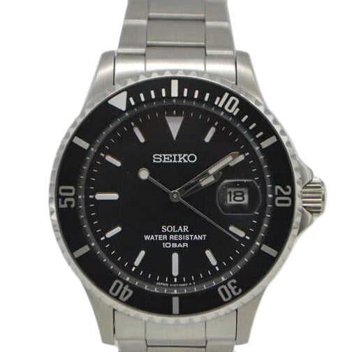 SEIKO セイコー/ヴィンテージデザインソーラーデイト/限定品/SZVE011//340***/ABランク/89