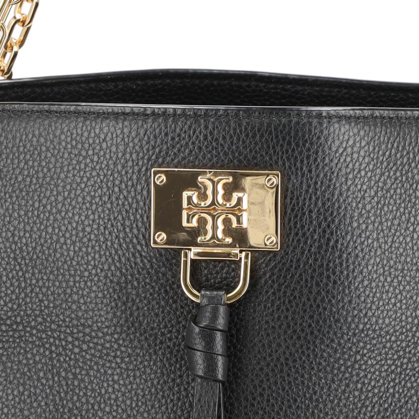 TORY BURCH トリーバーチ/レザーチェーントートバッグ/ブラック//ABランク/18