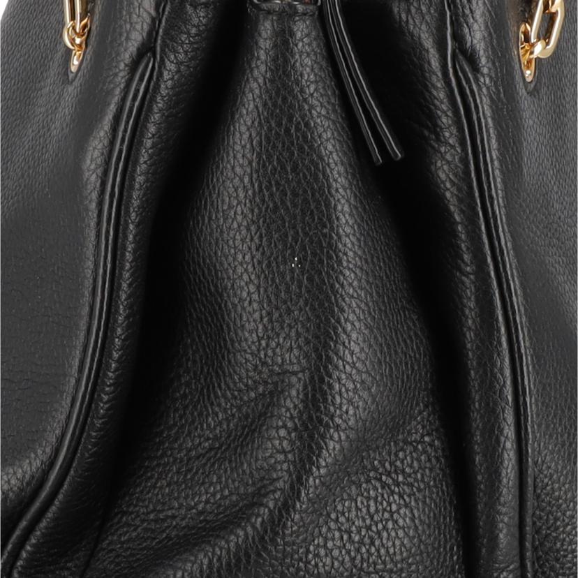 TORY BURCH トリーバーチ/レザーチェーントートバッグ/ブラック//ABランク/18