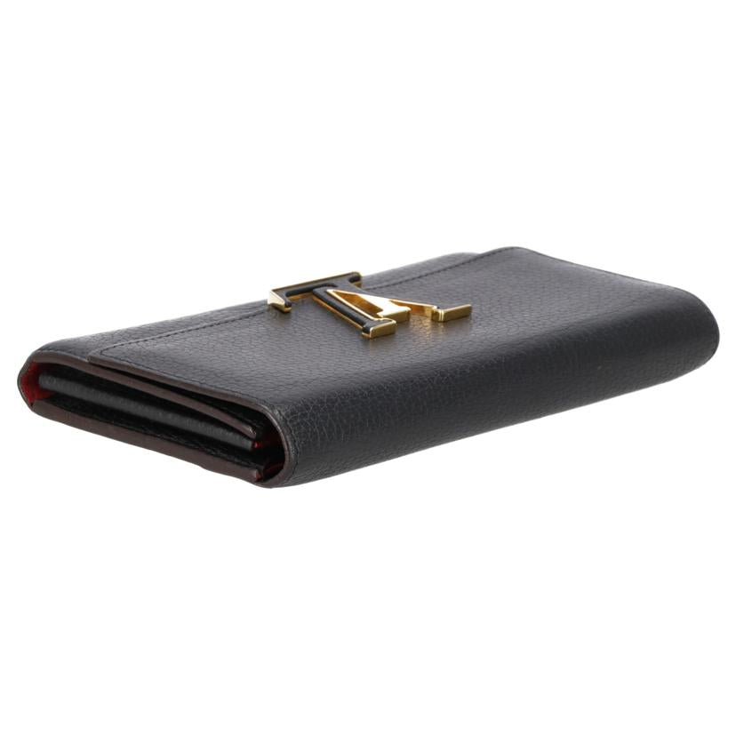 LV ルイ・ヴィトン/ポルトフォイユ カプシーヌ ノワール/M61248 //MI5***/ABランク/19