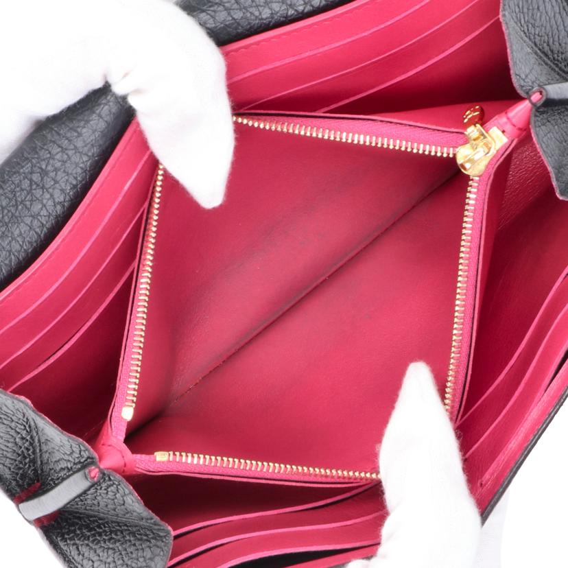 LV ルイ・ヴィトン/ポルトフォイユ カプシーヌ ノワール/M61248 //MI5***/ABランク/19