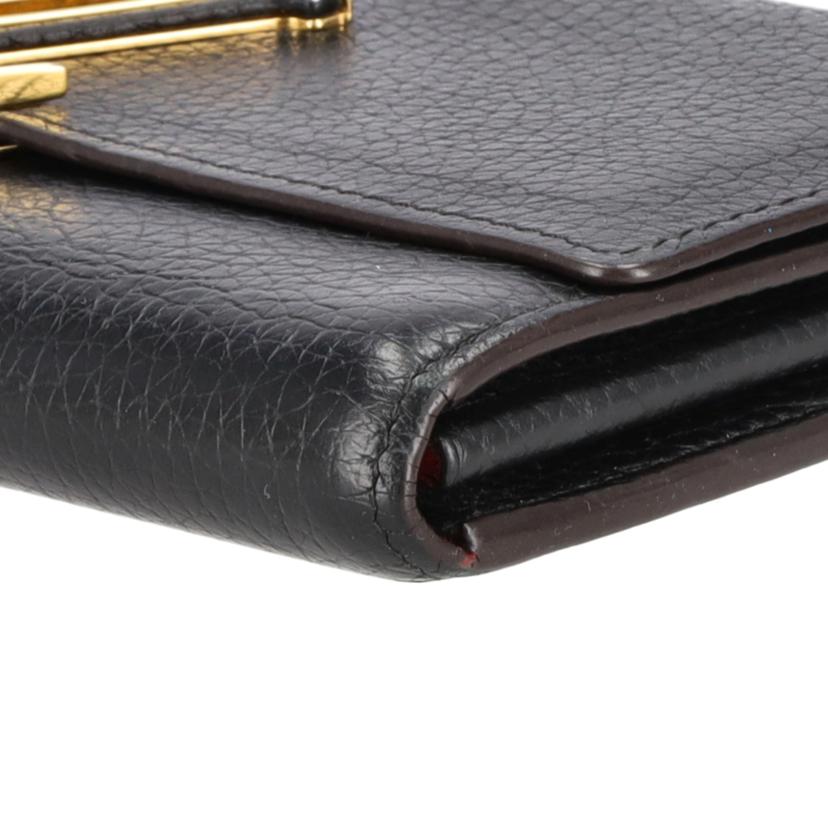 LV ルイ・ヴィトン/ポルトフォイユ カプシーヌ ノワール/M61248 //MI5***/ABランク/19
