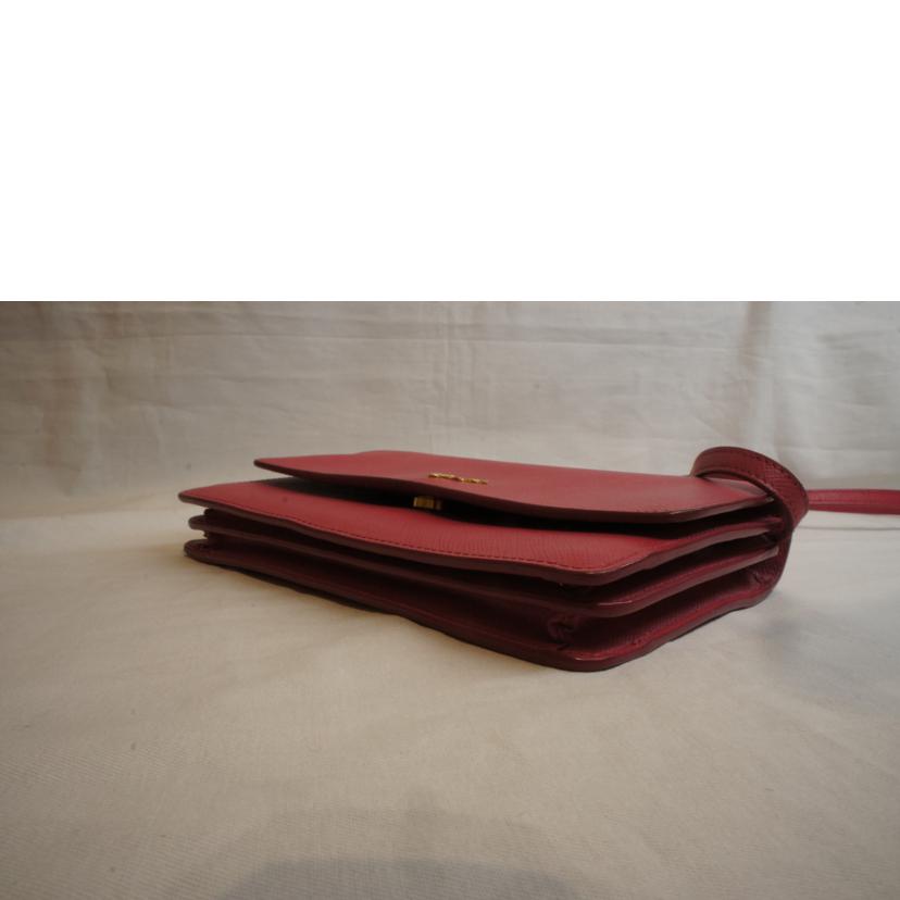 PRADA プラダ/サフィアーノレザーピンクショルダーウオレット/1M1437//Aランク/92