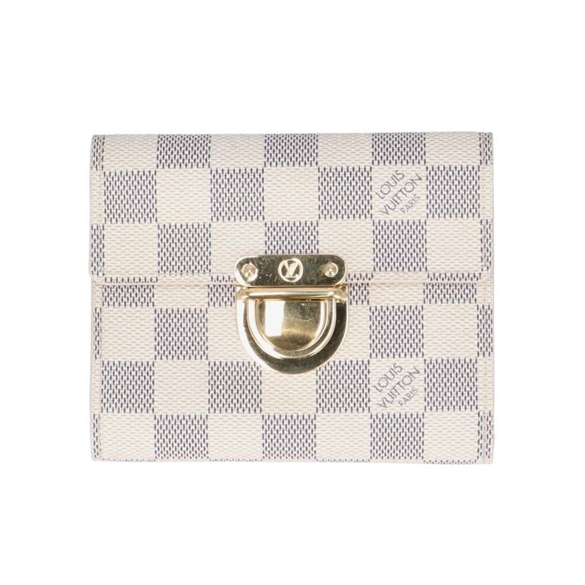 LV ルイヴィトン/ポルトフォイユ・コアラ/ダミエ アズール/N60013//CA3***/ABランク/85