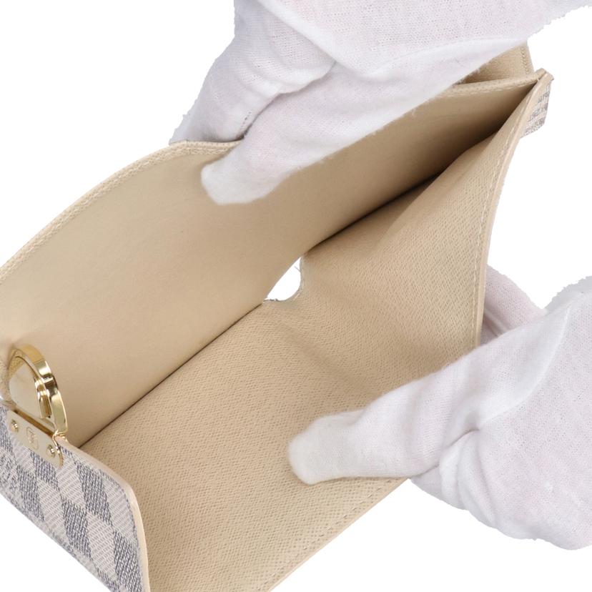 LV ルイヴィトン/ポルトフォイユ・コアラ/ダミエ アズール/N60013//CA3***/ABランク/85