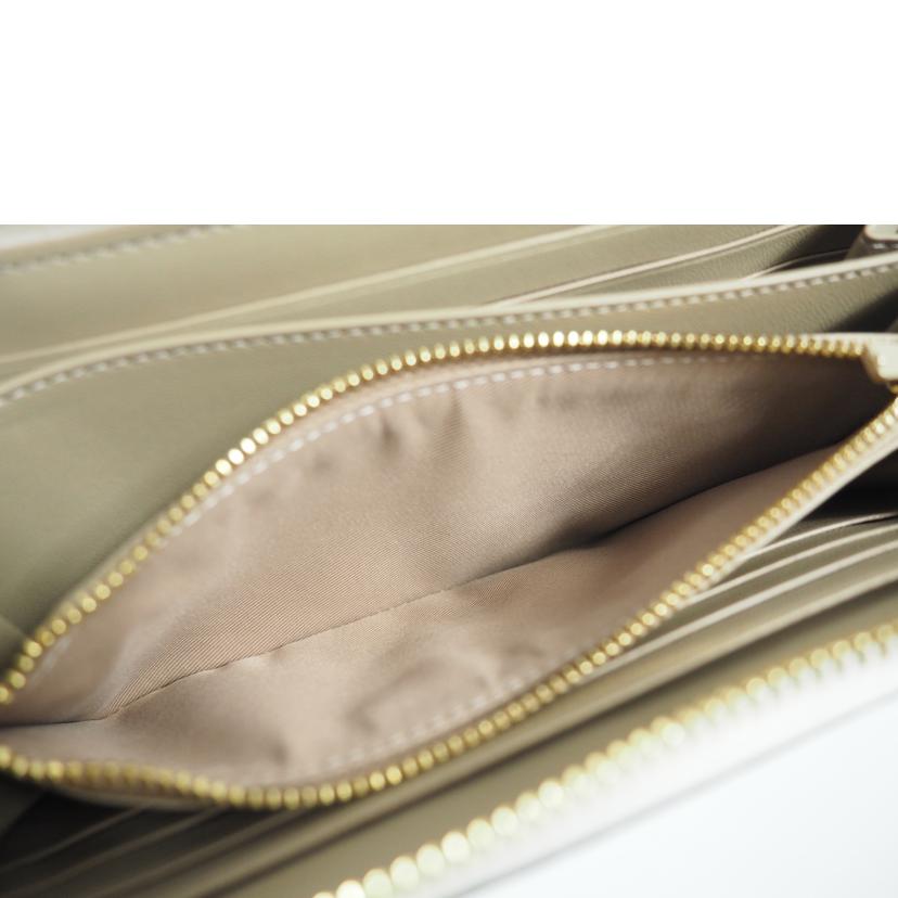 COACH コーチ/ラウンドファスナー長財布/ハニービー/白マルチ/C8675//Aランク/79