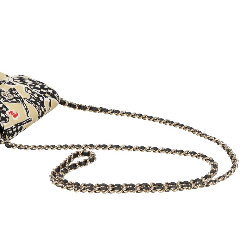 CHANEL シャネル/チェッカーフラッグプリントミニチェーンショルダー//T6K*****/Aランク/77