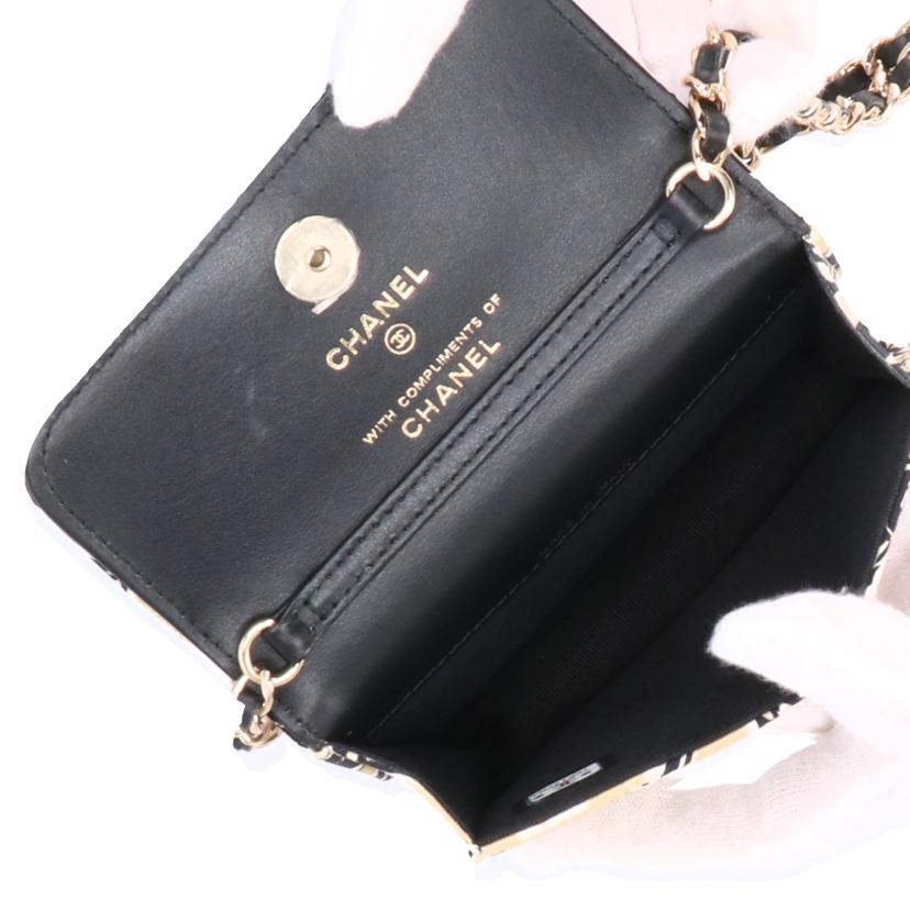 CHANEL シャネル/チェッカーフラッグプリントミニチェーンショルダー//T6K*****/Aランク/77