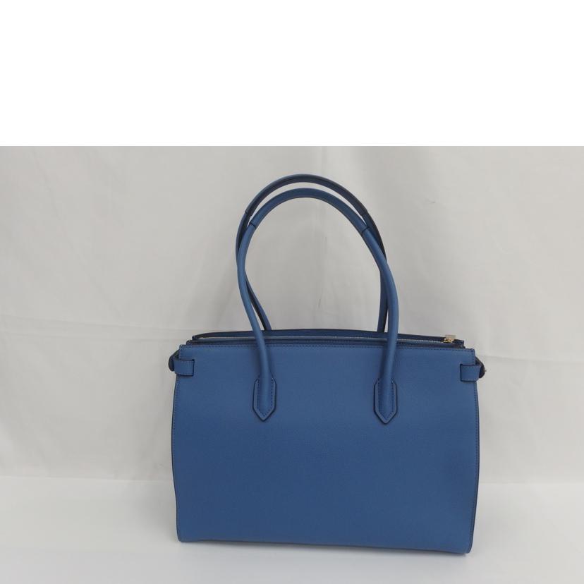 FURLA フルラ/レザーハンド/ブルー/Aランク/82