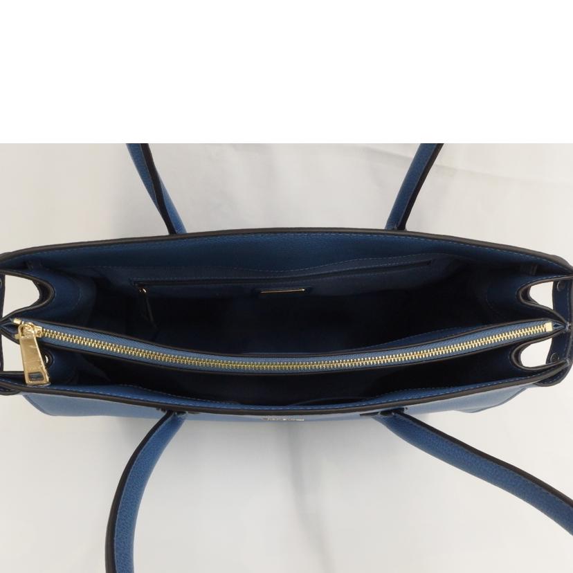 FURLA フルラ/レザーハンド/ブルー/Aランク/82