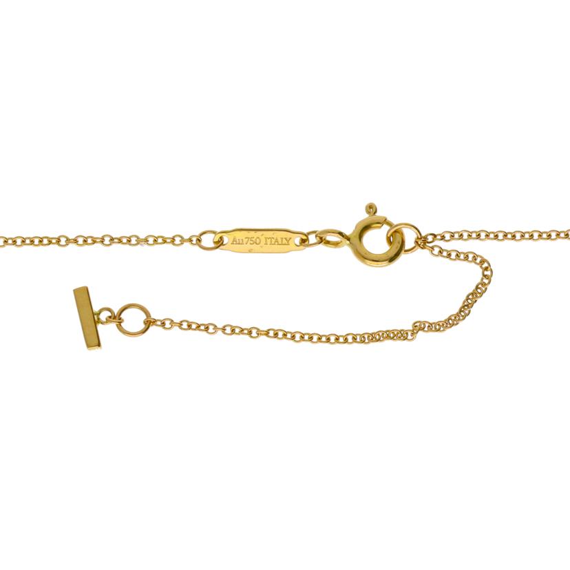 TIFFANY&Co. ティファニー/750ダイヤTスマイルネックレス/45cm//Aランク/69