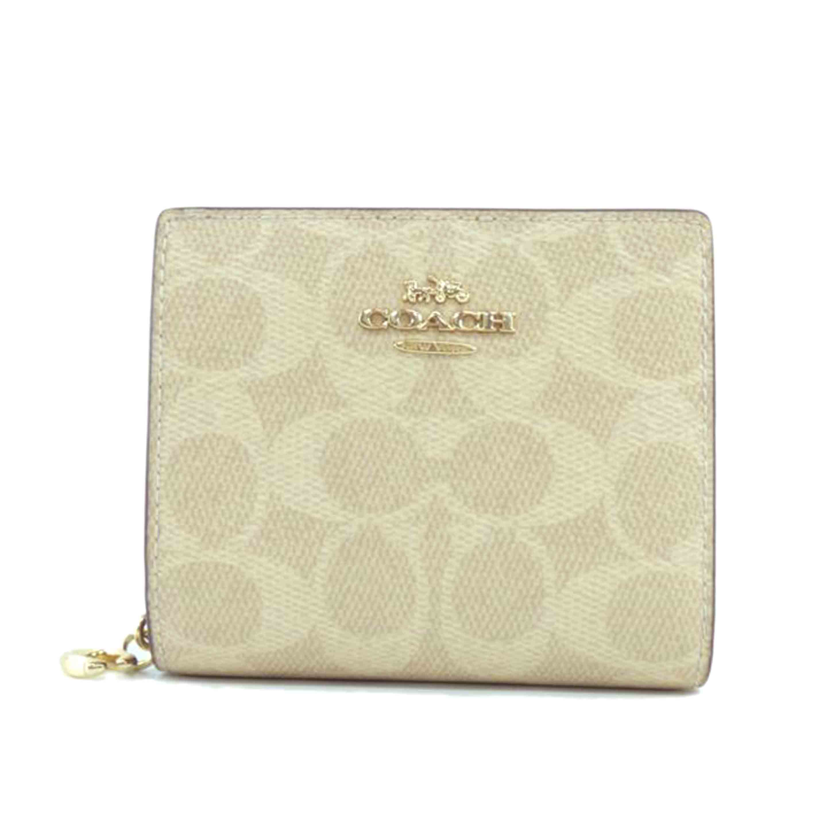 COACH コーチ/シグネチャー/二つ折り財布/ベージュ/CW789//H24**/ABランク/64