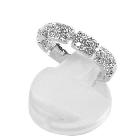 / スタージュエリー/K18WGダイヤリング0.42ct//ABランク/64