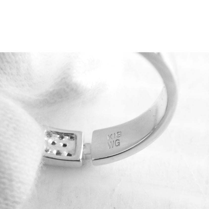 / スタージュエリー/K18WGダイヤリング0.42ct//ABランク/64