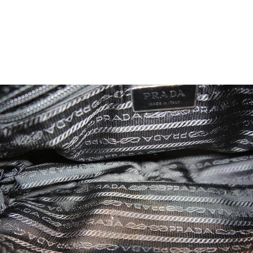 PRADA プラダ/Re-Nylon リナイロンショルダーバッグブラック/1BC167B//31/**/SAランク/92