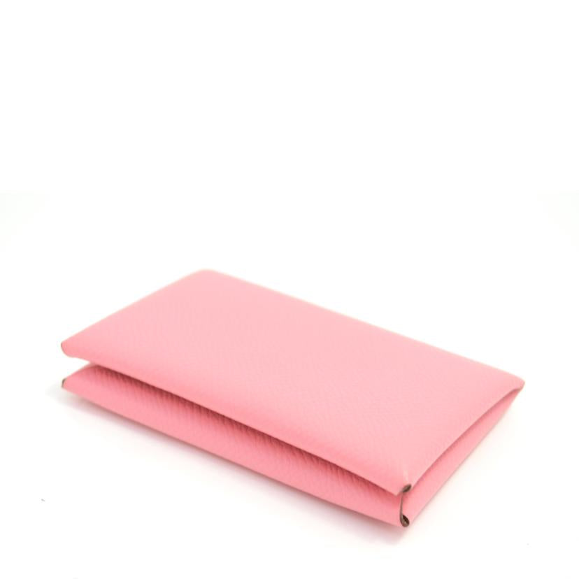 HERMES エルメス/カルヴィ/ヴォーエプソン/ピンク//SM ********/ABランク/75