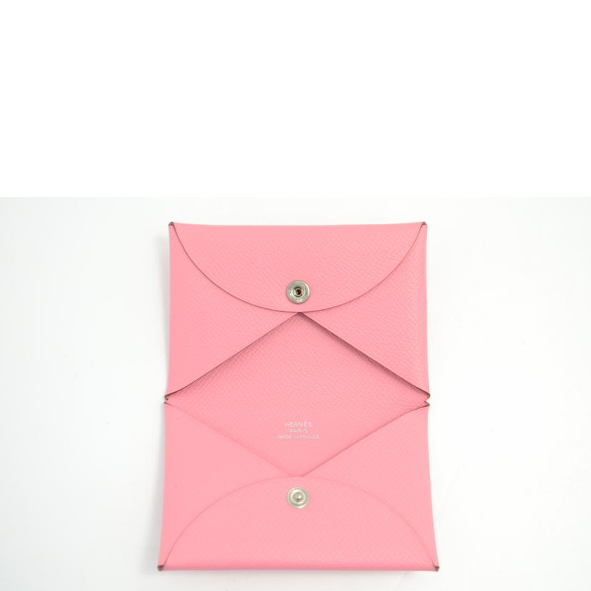 HERMES エルメス/カルヴィ/ヴォーエプソン/ピンク//SM ********/ABランク/75