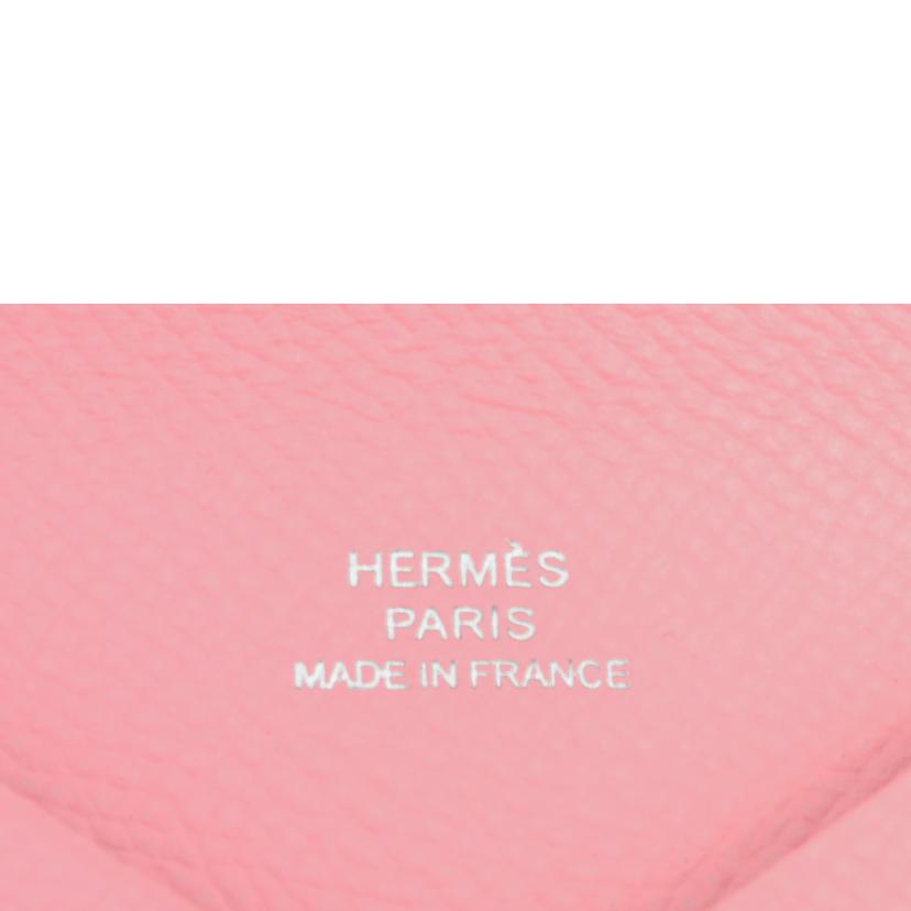 HERMES エルメス/カルヴィ/ヴォーエプソン/ピンク//SM ********/ABランク/75