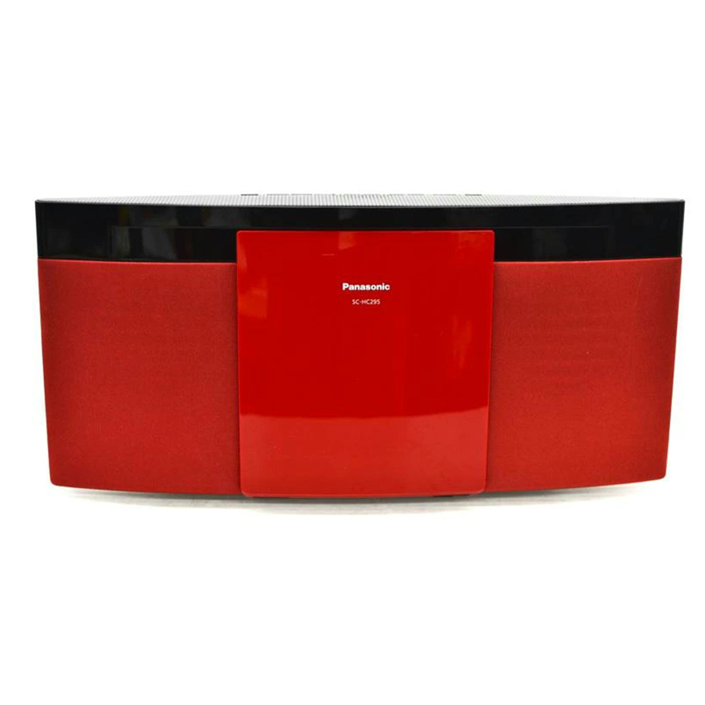 うしろ パナソニック ミニコンポ Bluetooth対応 レッド SC-HC295-R 市場