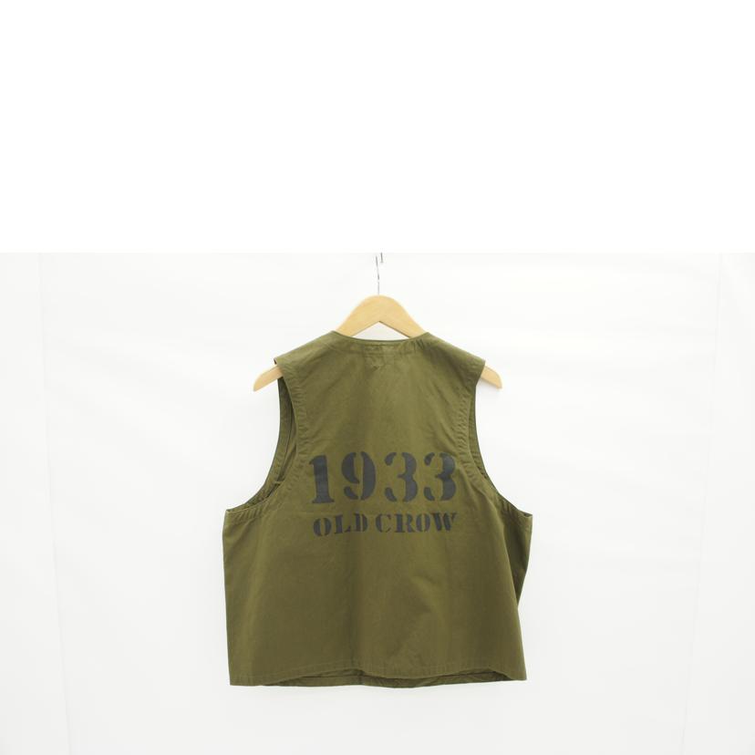 GLADHAND グラッドハンド/OLD CROWコンバットベスト/カーキ/0C-19-AW-04//Aランク/18