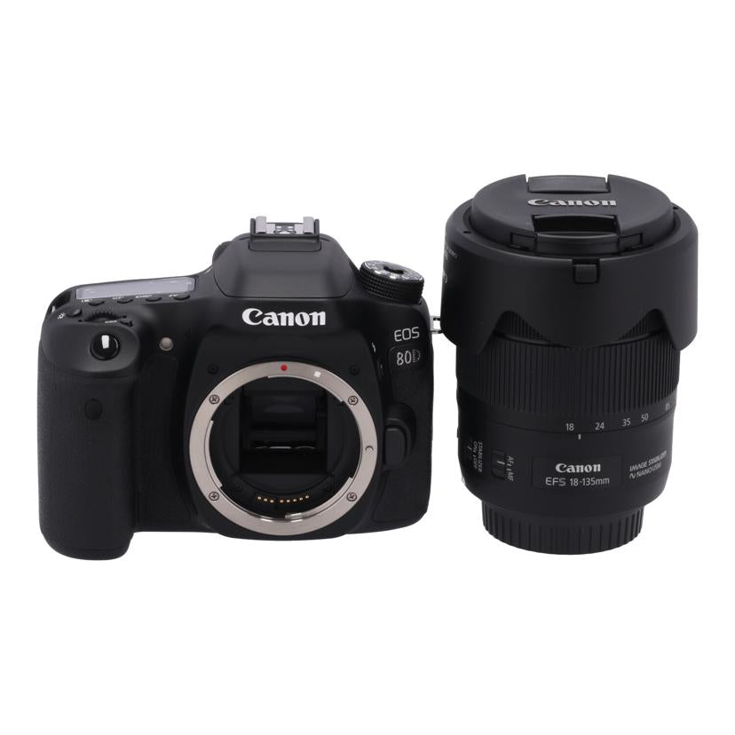 Canon キヤノン /デジタル一眼レンズキット/EOS 80D 18-135mm レンズキット//121021003922/Aランク/20
