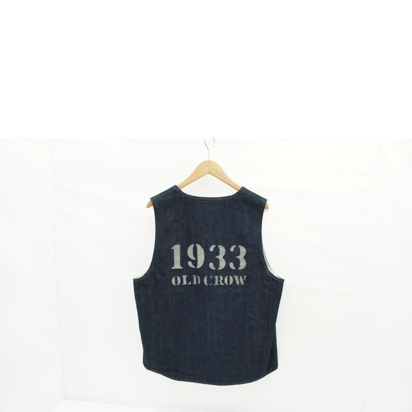 GLADHAND グラッドハンド/OLD CROWデニムデッキベスト/0CW-18-SS-04//Aランク/18