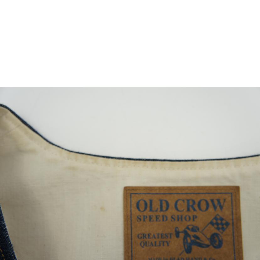 GLADHAND グラッドハンド/OLD CROWデニムデッキベスト/0CW-18-SS-04//Aランク/18