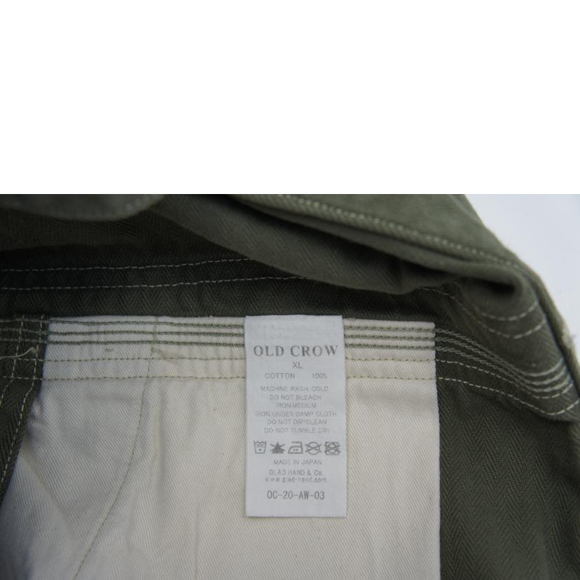 GLADHAND グラッドハンド/OLD CROWオールインワン/つなぎ/カーキ/0C-20-AW-03//Aランク/18