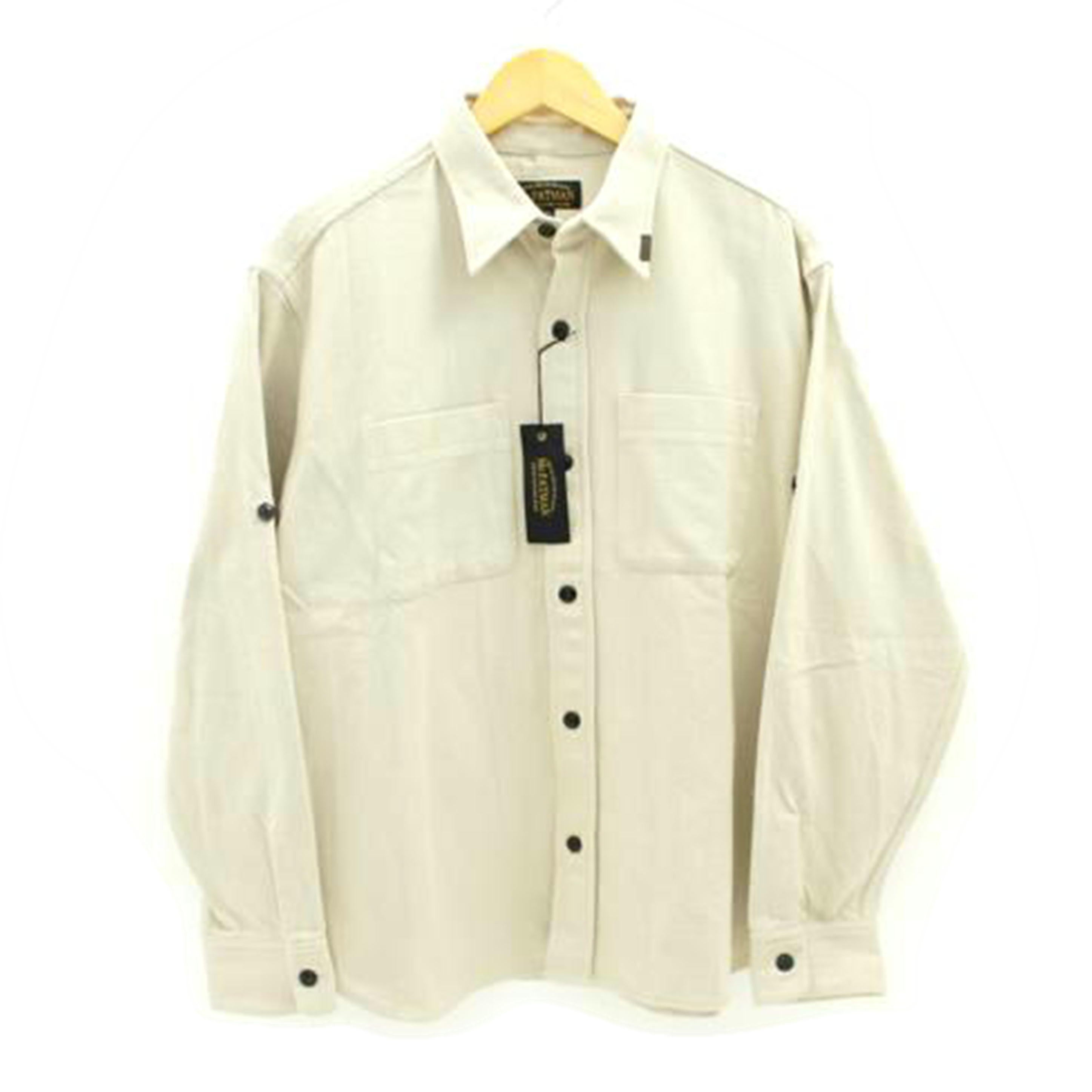 Mr.FATMAN ミスターハットマン/コットン長袖シャツ/ベージュ//SAランク/18