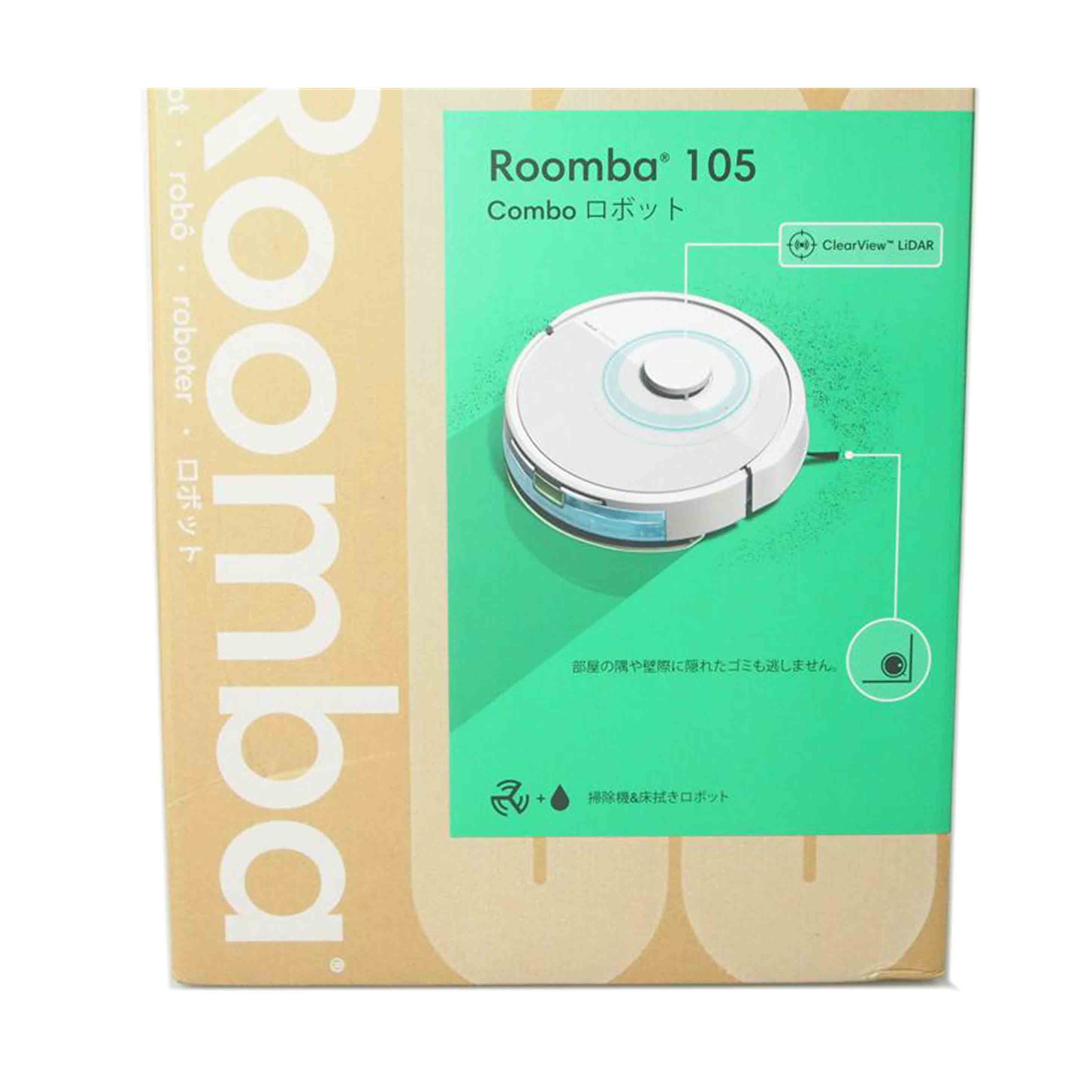 iRobot アイロボット/Roomba 105 Combo ロボット掃除機/RCC-Y2//Y311260/SAランク/76