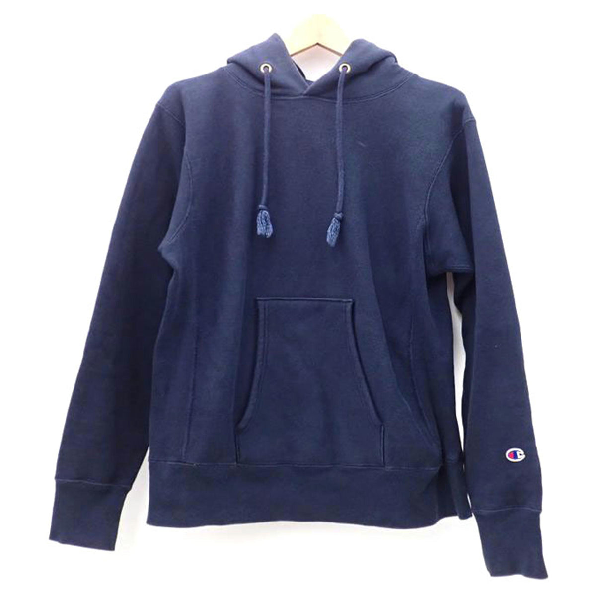 Champion チャンピオン/赤単色タグ リバースウィーブパーカー/ネイビー/C0-006F1//ABランク/69