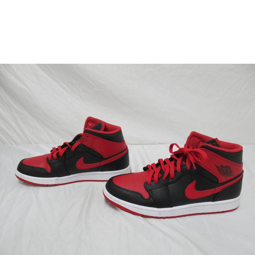NIKE/AIR JORDAN 1 MID/黒×赤/DQ8426-060//Aランク/63