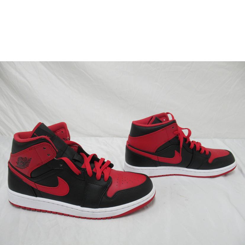 NIKE/AIR JORDAN 1 MID/黒×赤/DQ8426-060//Aランク/63
