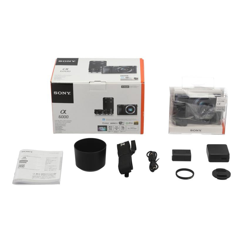 SONY ソニー/ミラーレス一眼 レンズキット/α6000/ILCE-6000L パワーズームレンズキット//S013259352F/Bランク/62