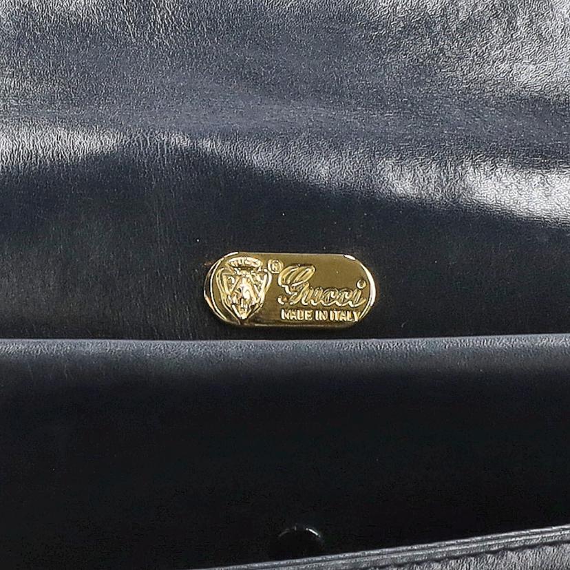 GUCCI グッチ/インターロッキングGレザーフラップショルダー//ABランク/75