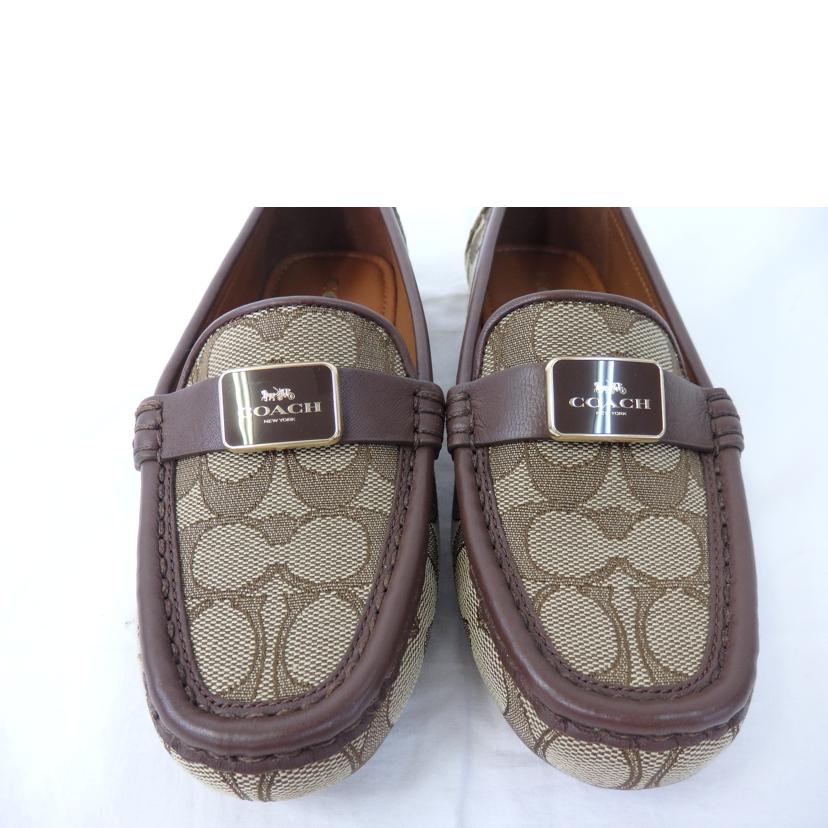 COACH コーチ/モナ ドライバー/シグネチャージャガード/シューズ23.0cm/CC639//Aランク/84