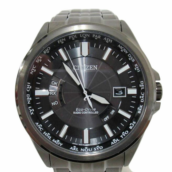 CITIZEN/メンズウォッチ/Eco-Drive/ソーラー電波/H145-A11P401//562******/Aランク/63