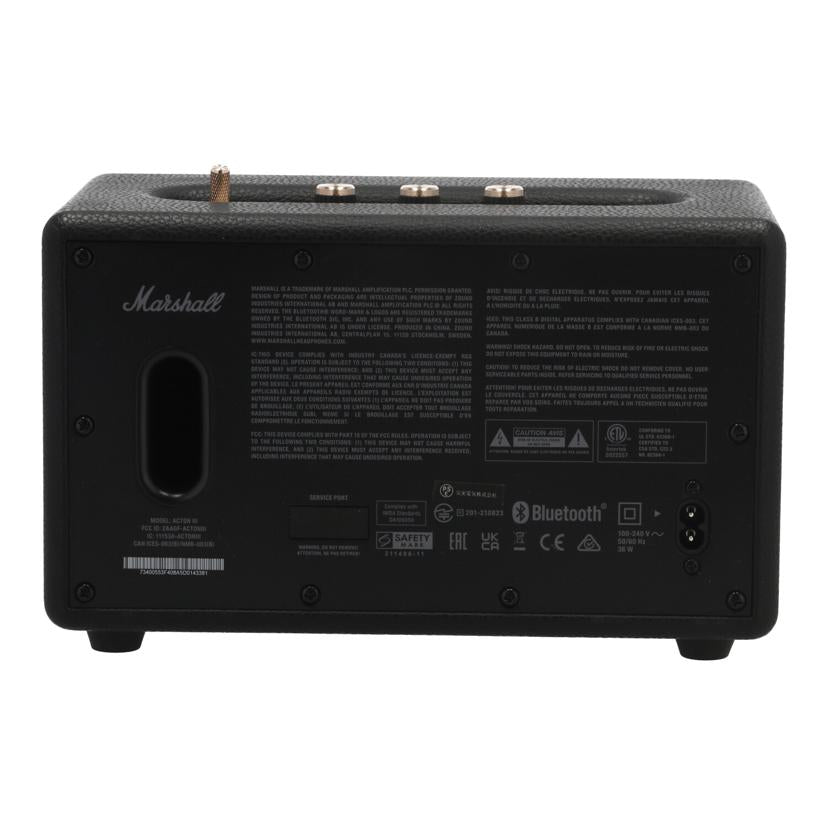 Marshall マーシャル /ワイヤレススピーカー/Acton III//73400553F408A5D0143381/Aランク/22