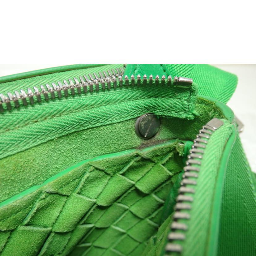 BOTTEGAVNETA ボッテガヴェネタ/イントレチャート/レザーワンショルダーバッグ/グリーン/9261181359276//ABランク/84