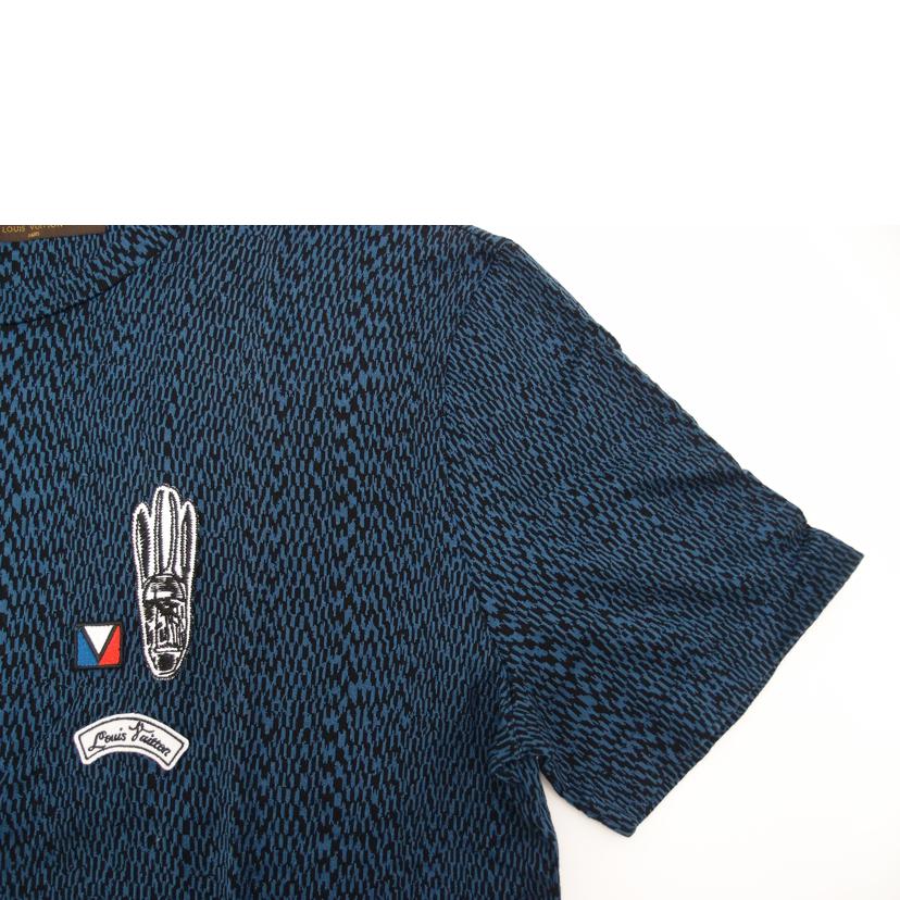 LOUIS VUITTON ルイ・ヴィトン/LVワッペンTシャツ/ブルー/XL/RM151M H7Y01WJUU//Aランク/69