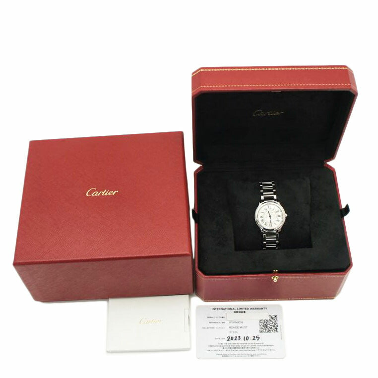 Cartier カルティエ/ロンド マストドゥカルティエ/クォーツ/WSRN0033//442*********/Aランク/75