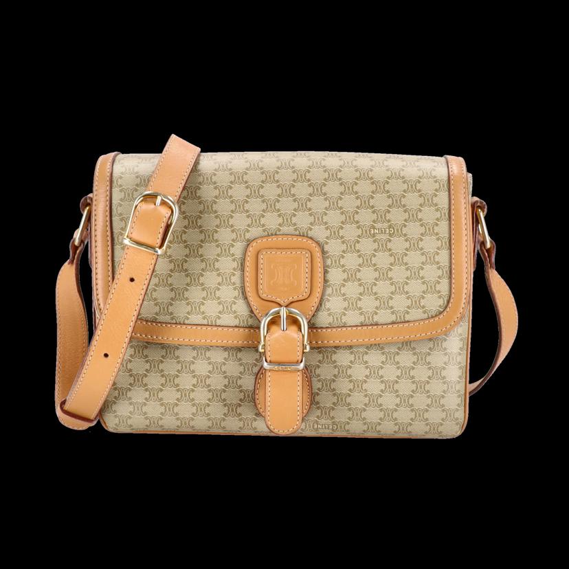 CELINE セリーヌ/マカダムプリントフラップショルダー//M16**/ABランク/75