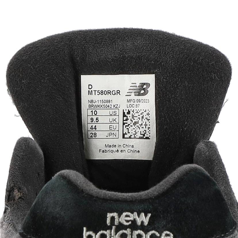 new balance ニューバランス/ゴアテックス/スエードローカットスニーカー/ブラック/MT580 RGR//ABランク/18