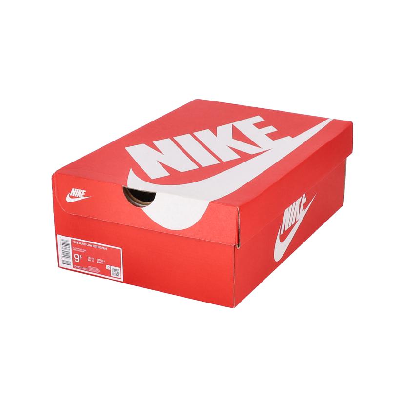 NIKE ナイキ/NIKE DUNK LOW RETRO PRM Black Canvas/DV7211-001//Sランク/05