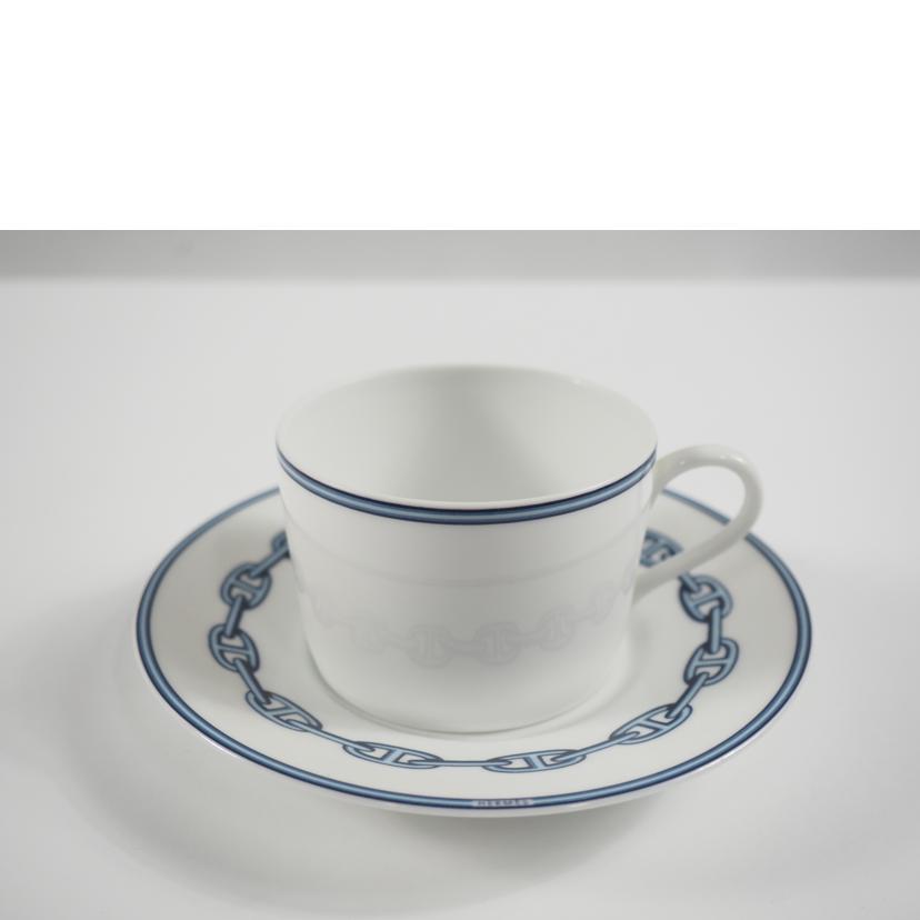 HERMES エルメス/ペアカップ&ソーサー/シェーヌダンクル//SAランク/79