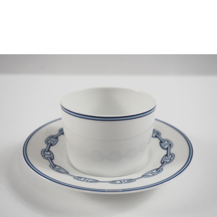 HERMES エルメス/ペアカップ&ソーサー/シェーヌダンクル//SAランク/79