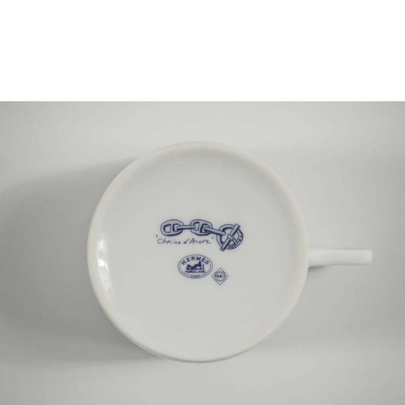 HERMES エルメス/ペアカップ&ソーサー/シェーヌダンクル//SAランク/79