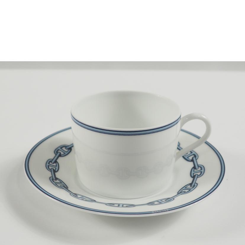 HERMES エルメス/ペアカップ&ソーサー/シェーヌダンクル//SAランク/79