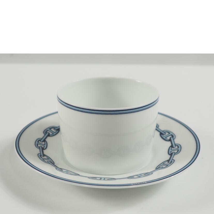 HERMES エルメス/ペアカップ&ソーサー/シェーヌダンクル//SAランク/79