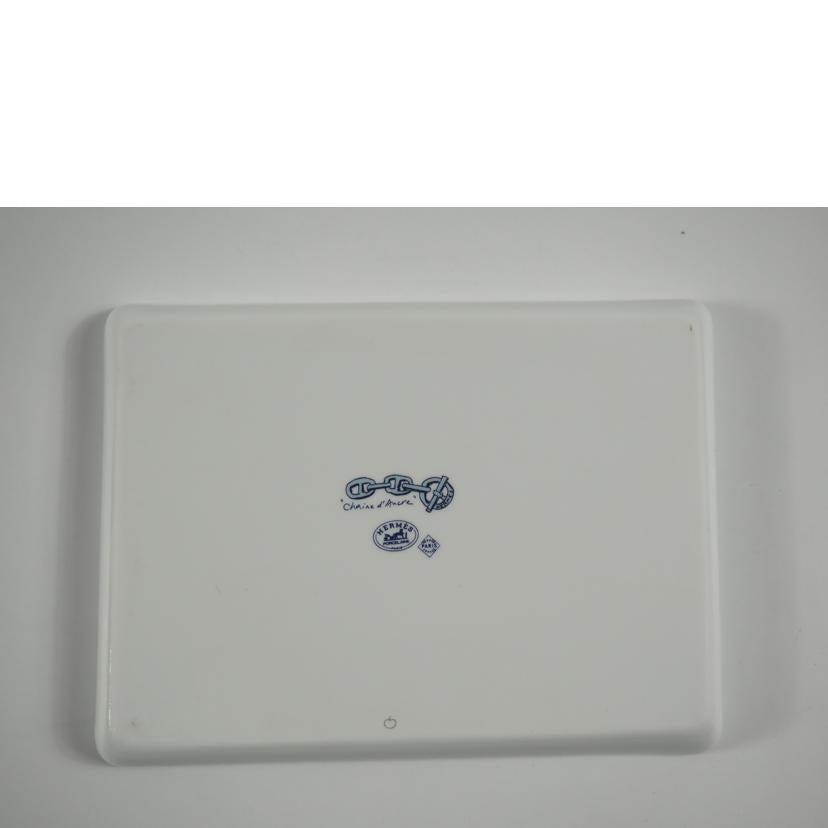 HERMES エルメス/角皿 プレート/シェーヌダンクル//SAランク/79